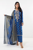 Khaadi B L BLA22223 Blue Cambric Lawn 2022