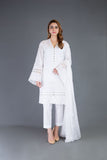 Bareeze Soft Notes Bnl1005 White Dress