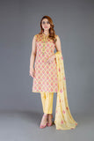 Bareeze Colors Of Ikat Bnl1019 Yellow Dress