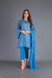 Bareeze Puzzle Range Bnl1046 Blue Dress