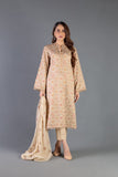 Bareeze Classic Design Bnl1131 Beige Dress