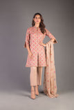 Bareeze Peach Blossom 1 Bnl1134 Beige Dress