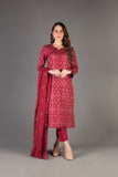 Bareeze Kani Work Bnl1156 Red Dress