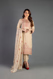 Bareeze Ethnic Style Bnl1165 Beige Dress