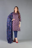 Bareeze Geometric Design Bnl1188 Blue Dress