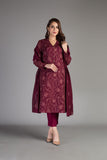 Bareeze Rilli Work Bnl1210 Maroon Dress
