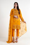 Bareeze BNl1579 Orange Summer Embroidered Lawn