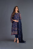 Bareeze Buta Range Bnl807 Blue Dress