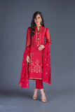 Bareeze Victorian 1 Bnl814 Red Dress