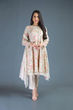 Bareeze Pearl Blossom Bnl821 Beige Dress
