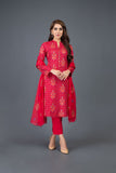 Bareeze Mystical Bnl849 Red Dress