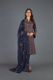 Bareeze Kilim Range Bnl905 Navy Blue Dress