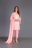 Bareeze Dahlia Range Bnl953 Rust Dress