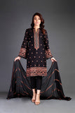 Bareeze Ancestral Range Bnl992 Black Dress