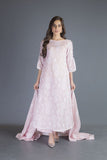Bareeze Pearls On Sand Bnl1054 Pink Dress