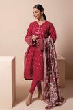 Khaadi BS22102 Red Summer Lawn 2022