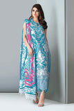 Khaadi Cc21307 Blue Autumn Collection 2021
