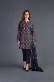 Bareeze Indigo Fantasy Ch2772 Navy Blue Dress