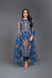 Bareeze Liberty Range Ch2916 Blue Dress