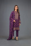 Bareeze Ornamental Fantasy Ch3070 Purple Dress