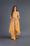 Bareeze Royal Grace Ch3079 Yellow Dress