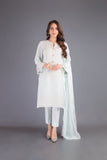 Bareeze Kawita Range Ch3149 Aqua Dress