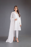 Bareeze Pearl Shine Ch3184 White Dress