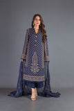 Bareeze Mughal Royalty Ch3208 Navy Blue Dress