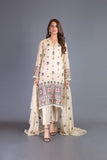 Bareeze Native Abstraction Ch3228 Beige Dress