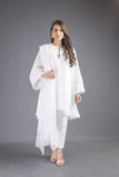 Bareeze Classic Beauty Ch3232 White Dress