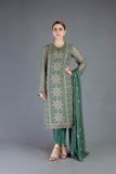 Bareeze Floral Legacy Ch3248 Dark Green Dress
