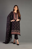 Bareeze Ethnic Wave Ch3351 Black Dress