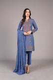 Bareeze Ethnic Dusk Ch3356 Blue Dress