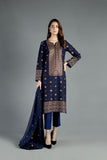 Bareeze Ethnic Dusk Ch3356 Navy Blue Dress