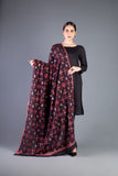 Bareeze Tribal Charai Shawl Ch3360 Black Shawl Dress
