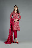 Bareeze Floral Harmony 1 Ch3367 Red Dress