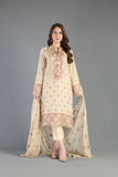 Bareeze Cross Stitch Harmony Ch3375 Beige Dress