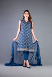 Bareeze Royal Amour Ch3403 Navy Blue Dress