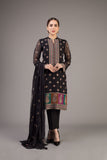 Bareeze Rangoli Gold Ch3413 Black Dress