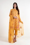 Bareeze CH3847 Mustard Summer Embroidered Lawn