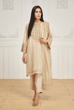 Dhanak DL-0217 Beige Luxury Pret
 2024