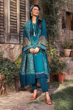 Maria B DL-1009-Blue Luxury Linen Winter Collection 2022