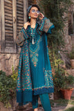 Maria B DL-1009-Blue Luxury Linen Winter Collection 2022
