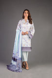 Bareeze Printed Pr42 Sky Blue Dress