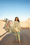 Bareeze Printed Dp01 Green Dress