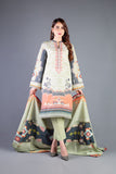 Bareeze Printed Pr36 Green Dress