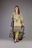 Bareeze Printed Pr60 Green Dress