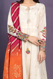 Maria B DW EA22 4 White And Maroon Eid Casual Wear RTW 2022