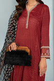 Maria B DW EA22 47 Red   Eid Casual Wear RTW 2022