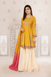 Maria B Yellow DW-EF22-24 Luxe Prets 2022